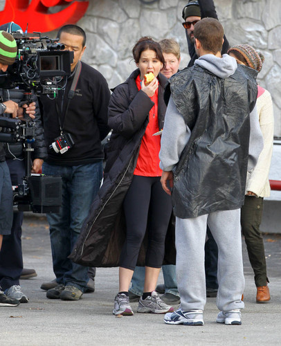  The Silver Linings Playbook - On set (November 3, 2011)