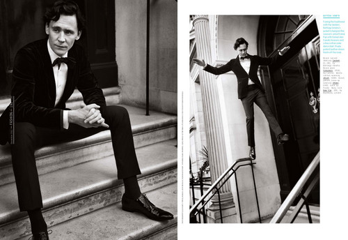  Tom Hiddleston door David Titlow for Esquire UK December 2011