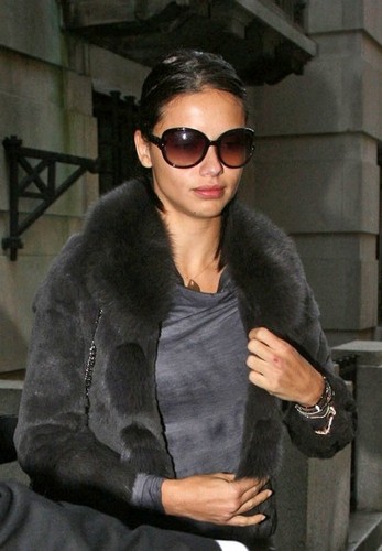  Adriana Lima Leaves a Doctor's Office
