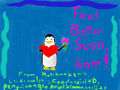 Feel Better Kam! - penguins-of-madagascar fan art