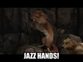Jazz hands! - alpha-and-omega fan art