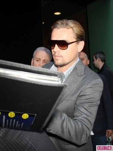  Leo leaves "Good Morning America" studio in New York City