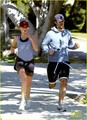 Natalie Portman & Benjamin Millepied Jog in Los Feliz - natalie-portman photo