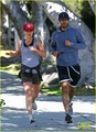 Natalie Portman & Benjamin Millepied Jog in Los Feliz - natalie-portman photo