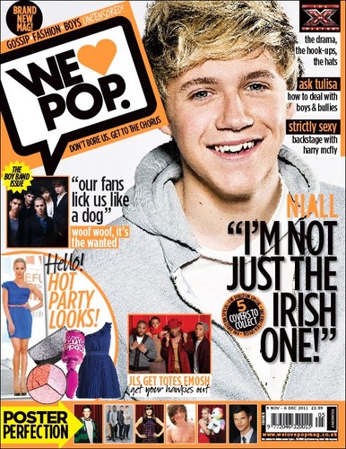 Niall's 'We ♥ Pop' magazine cover!