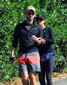 Nikki and Paul jogging in Los Angeles - nikki-reed photo