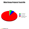 What group projects teach me - random photo
