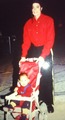 With a baby - michael-jackson photo