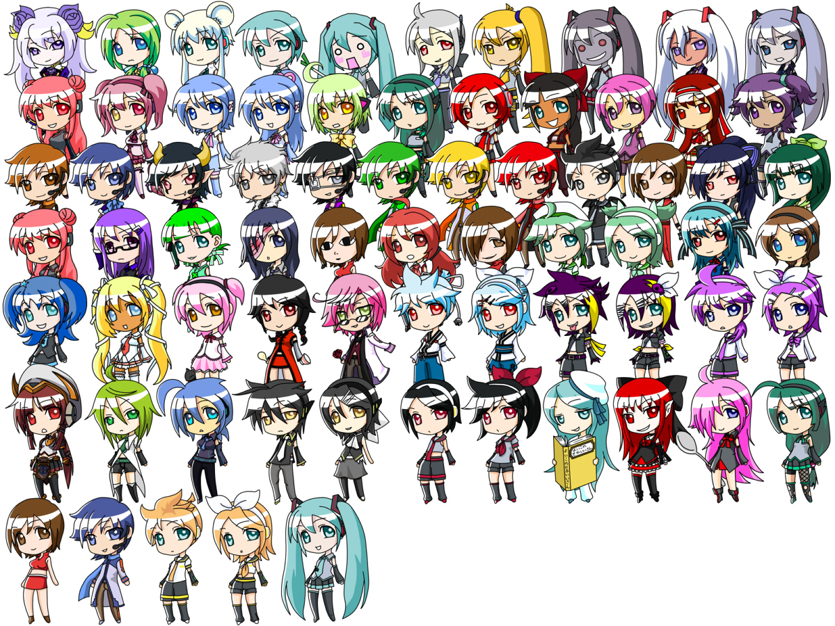 list of characters vocaloid