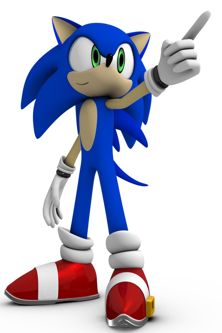 3D Sonic Characterz Gambar 3D Sonic HD Wallpaper And Background
