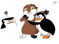 Hugz! X3 - penguins-of-madagascar fan art