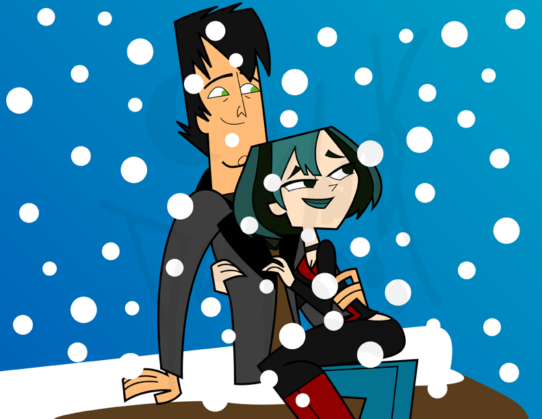 Fan Art of Let it Snow (: for fans of TDI's Gwen and Trent. 