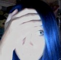 Paris hair blue :) - paris-jackson photo
