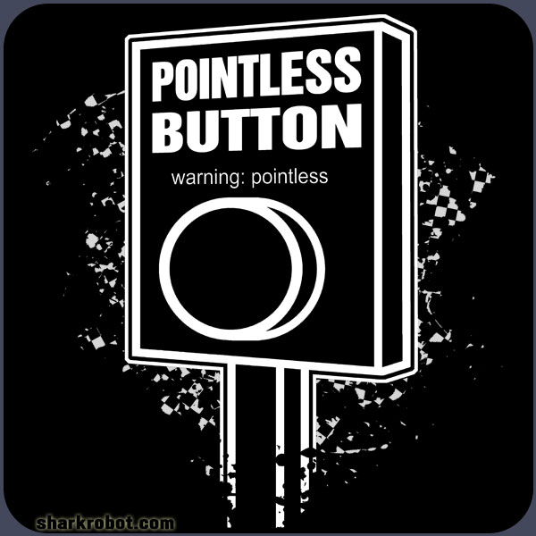 Pointless button t-shirt logo - asdf-movie Photo