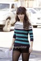 Zooey on the set of  "New Girl" in L.A, Nov 9 - zooey-deschanel photo