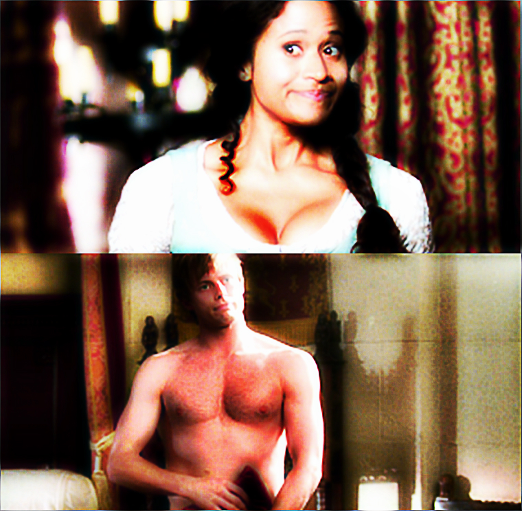 angel coulby cleavage
