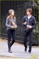 Emma Stone and Andrew Garfield, for a walk on Tuesday (November 15) in New York City. - emma-stone photo