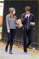 Emma Stone and Andrew Garfield, for a walk on Tuesday (November 15) in New York City. - emma-stone photo