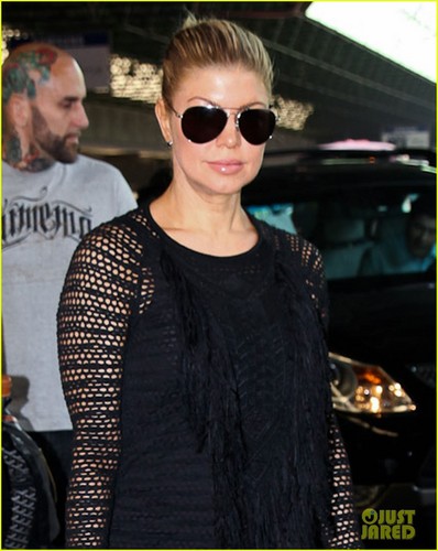 Fergie & The Black Eyed Peas Arrive in Brazil