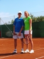Kvitova and younger boys - tennis photo