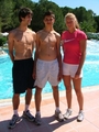 Kvitova and younger boys - tennis photo
