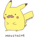 Moustache Pikachu FTW - random photo