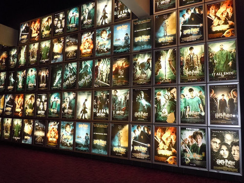 harry potter poster wall