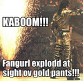MJ in gold pants too hot for fangirl!!! - michael-jackson-funny-moments photo