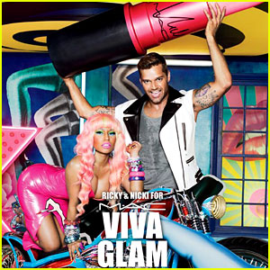  Nicki Minaj & Ricky Martin: Mac's Viva Glam Campaign!