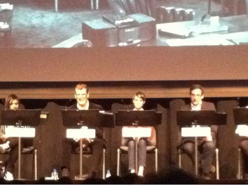 Performing in a live reading of The Apartment at LACMA, Los Angeles (November 17th 2011)