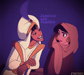 Prince/Princess Switched Roles - Jasmine/Aladdin - disney-princess photo