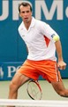 Radek Stepanek tested the marathon-in-infinite-match-everything-played out-and-ball between legs - tennis photo