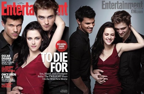  Robert, Kristen y Taylor en Entertainment Weekly