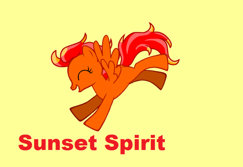  Sunset Spirit the Pegasus