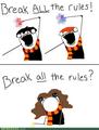 Break ALL THE RULES! - harry-potter-vs-twilight fan art