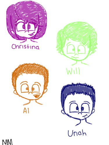  Christina, Will, Al and Uriah