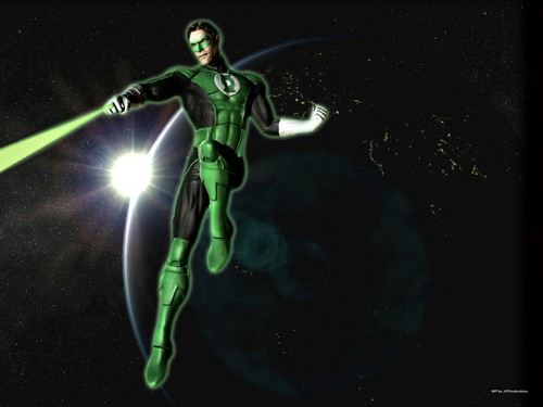  Green Lantern in o espaço