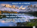 JESUS AS A FRIEND WALL PAPER - christianity photo