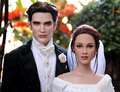 Muñecos representativos de Edward y Bella en la boda - twilight-series photo