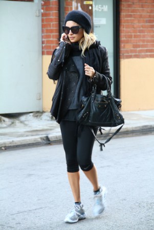 November 21 - At the gym for a workout in Studio City
