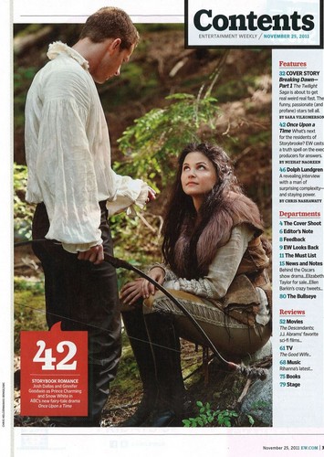OUAT - EW Magazine scans - Burning questions answered!  
