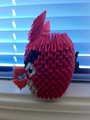 Origami Angry Bird - angry-birds fan art