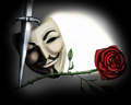 Rose, Mask & Dagger - v-for-vendetta fan art