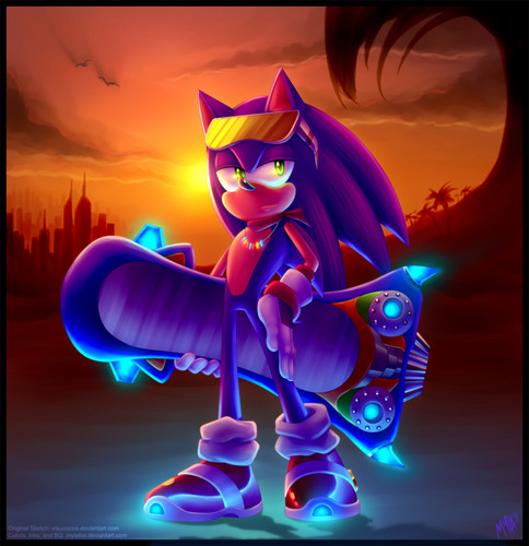  Sonic Riders~ Sonic at dawn
