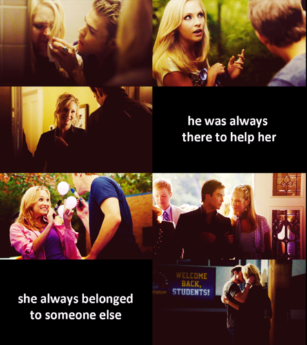 Stefan and Caroline and her boys