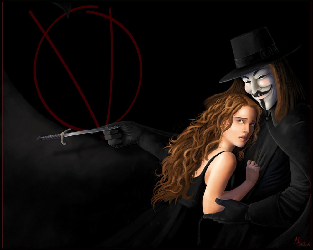 V for Vendetta fan Art: V For Vendetta.