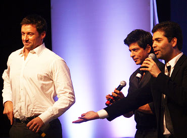  With Shahrukh Khan at FICCI Frames 2011