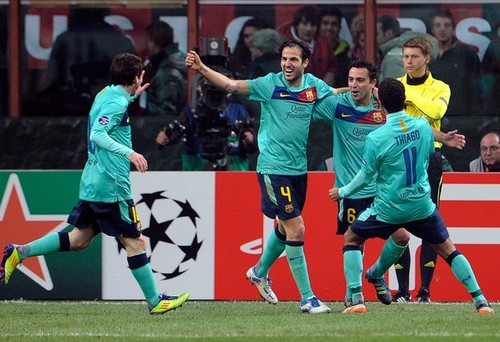 Xavi Hernandez - AC Milan (2) v FC Barcelona (3)