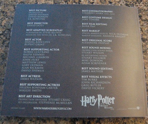  "Consider HP" booklet for Academy Awards