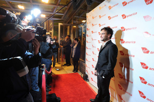 Johnny Galecki @ Launch Of Virgin America's 1st Flight From Los Angeles To Chicago - Launch Party